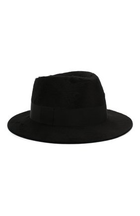 Женская фетровая шляпа SAINT LAURENT черного цвета по цене 65800 руб., арт. 580332/3YA58 | Фото 1 Женская фетровая шляпа SAINT LAURENT черного цвета, арт. 580332/3YA58 | Фото 1