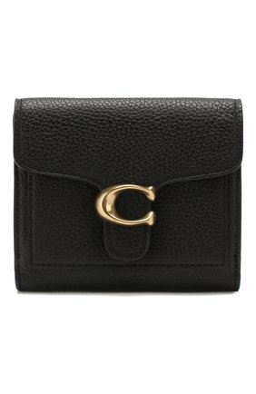 Женские кожаное портмоне COACH черного цвета по цене 13200 руб., арт. 76527 | Фото 1 Женские кожаное портмоне COACH черного цвета, арт. 76527 | Фото 1