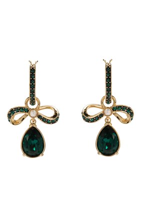Женские серьги black baroque SWAROVSKI зеленого цвета по цене 5480 руб., арт. 5490978 | Фото 1 Женские серьги black baroque SWAROVSKI зеленого цвета, арт. 5490978 | Фото 1