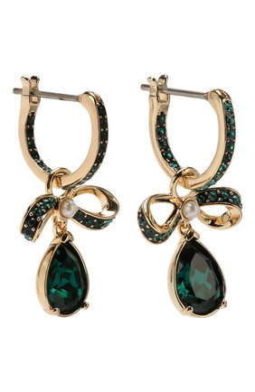 Женские серьги black baroque SWAROVSKI зеленого цвета по цене 5480 руб., арт. 5490978 | Фото 3 Женские серьги black baroque SWAROVSKI зеленого цвета, арт. 5490978 | Фото 3