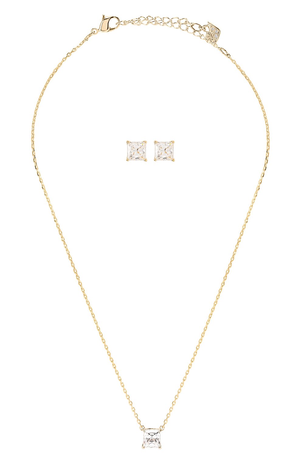 Женский комплект attract SWAROVSKI золотого цвета, арт. 5510683 | Фото 1