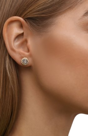 Женские серьги angelic SWAROVSKI золотого цвета по цене 5780 руб., арт. 5505470 | Фото 2 Женские серьги angelic SWAROVSKI золотого цвета, арт. 5505470 | Фото 2