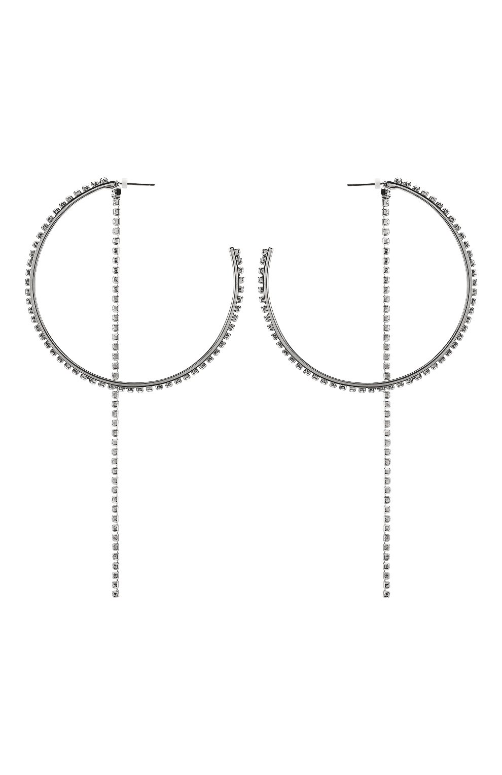 Женские серьги fit SWAROVSKI серебряного цвета, арт. 5504570 | Фото 1