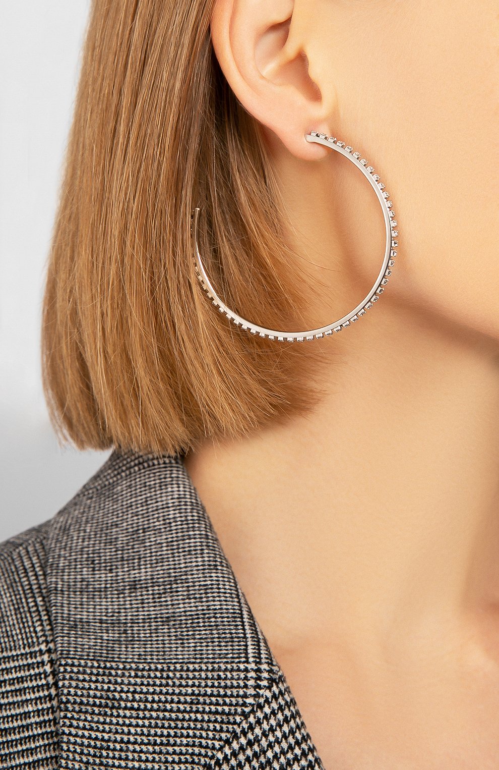 Женские серьги fit SWAROVSKI серебряного цвета по цене 9990 руб., арт. 5504570 | Фото 4 Женские серьги fit SWAROVSKI серебряного цвета, арт. 5504570 | Фото 4