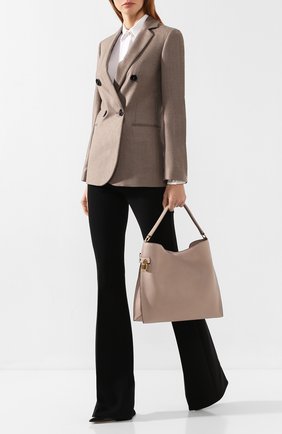 Женская сумка-тоут alix TOM FORD бежевого цвета по цене 127500 руб., арт. L0810T-CD6 | Фото 2 Женская сумка-тоут alix TOM FORD бежевого цвета, арт. L0810T-CD6 | Фото 2