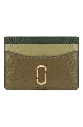 Женский кожаный футляр для кредитных карт MARC JACOBS (THE) хаки цвета по цене 7280 руб., арт. M0013355 | Фото 1 Женский кожаный футляр для кредитных карт MARC JACOBS (THE) хаки цвета, арт. M0013355 | Фото 1