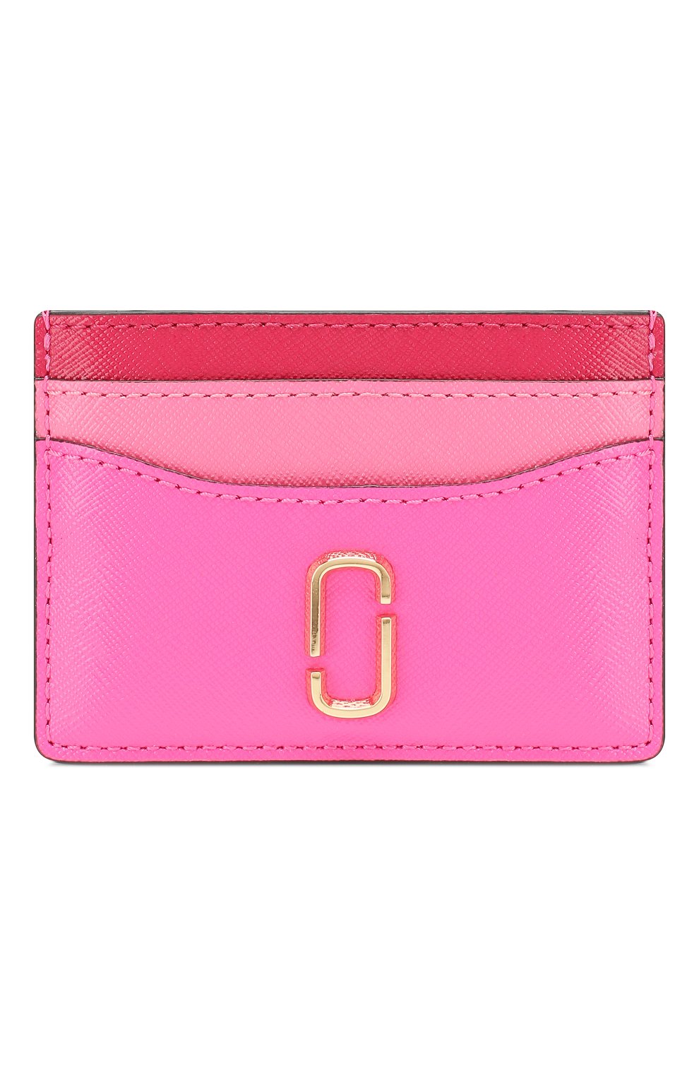 Женский кожаный футляр для кредитных карт MARC JACOBS (THE) розового цвета, арт. M0013355 | Фото 1