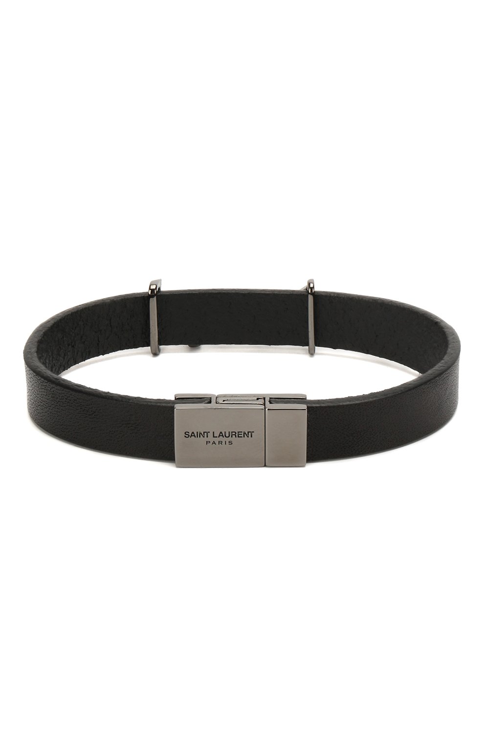 Женский кожаный браслет SAINT LAURENT черного цвета по цене 19950 руб., арт. 559355/0IH0R | Фото 2 Женский кожаный браслет SAINT LAURENT черного цвета, арт. 559355/0IH0R | Фото 2