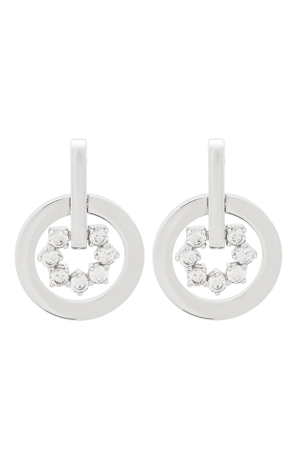 Женские серьги further SWAROVSKI серебряного цвета, арт. 5499002 | Фото 1