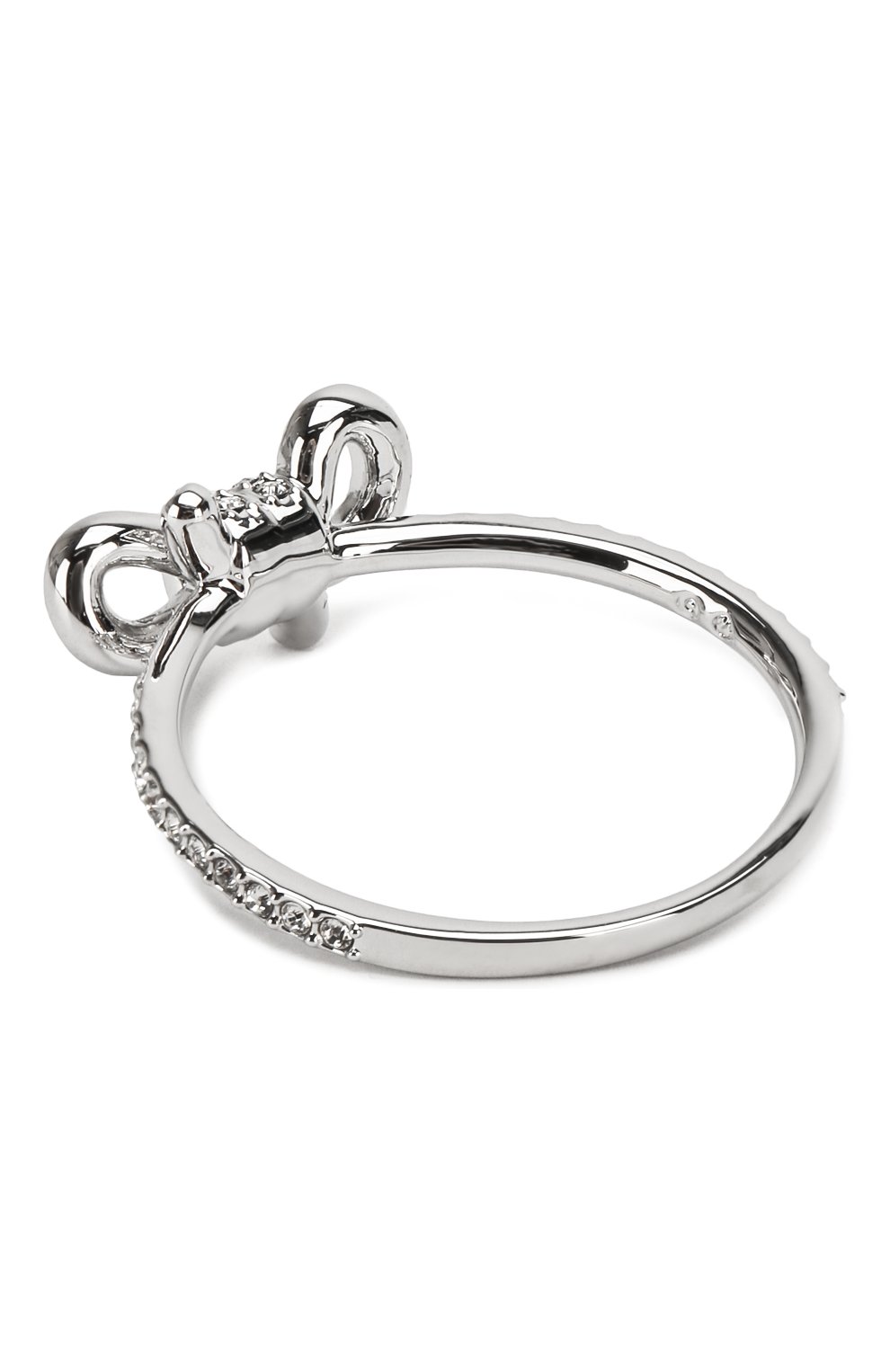 Женское кольцо lifelong bow SWAROVSKI серебряного цвета, арт. 5474935 | Фото 2 (Статус проверки: Проверено, Проверена категория; Материал: Металл)