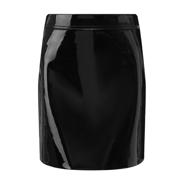Кожаная юбка Yves Saint Laurent 10450352