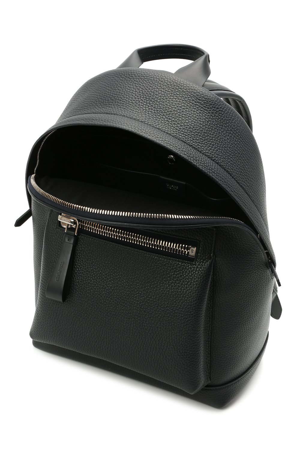Мужской кожаный рюкзак TOM FORD темно-синего цвета по цене 212500 руб., арт. H0414P-LCL041 | Фото 4 Мужской кожаный рюкзак TOM FORD темно-синего цвета, арт. H0414P-LCL041 | Фото 4