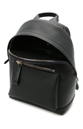 Мужской кожаный рюкзак TOM FORD темно-синего цвета по цене 212500 руб., арт. H0414P-LCL041 | Фото 4 Мужской кожаный рюкзак TOM FORD темно-синего цвета, арт. H0414P-LCL041 | Фото 4