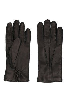 Мужские кожаные перчатки LORO PIANA черного цвета, арт. FAI8883 | Фото 2 (Статус проверки: Проверено, Проверена категория; Мужское Кросс-КТ: Кожа и замша; Материал: Натуральная кожа)