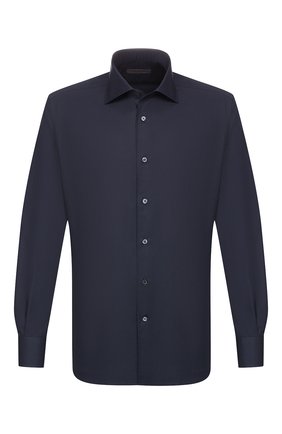 Мужская хлопковая сорочка CORNELIANI темно-синего цвета по цене 15300 руб., арт. 84P100-9811044/00 | Фото 1 Мужская хлопковая сорочка CORNELIANI темно-синего цвета, арт. 84P100-9811044/00 | Фото 1