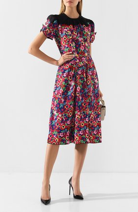 Женское платье с принтом MARC JACOBS (THE) разноцветного цвета по цене 56500 руб., арт. M4007904 | Фото 2 Женское платье с принтом MARC JACOBS (THE) разноцветного цвета, арт. M4007904 | Фото 2
