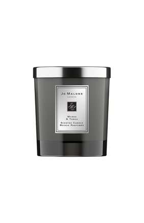 Мужская свеча для дома myrrh & tonka JO MALONE LONDON бесцветного цвета по цене 5350 руб., арт. L8M9-01 | Фото 1 Мужская свеча для дома myrrh & tonka JO MALONE LONDON бесцветного цвета, арт. L8M9-01 | Фото 1