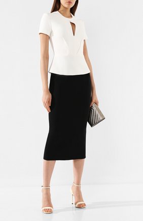 Женская топ ROLAND MOURET белого цвета по цене 46850 руб., арт. PW19/S0688/F2196 | Фото 2 Женская топ ROLAND MOURET белого цвета, арт. PW19/S0688/F2196 | Фото 2