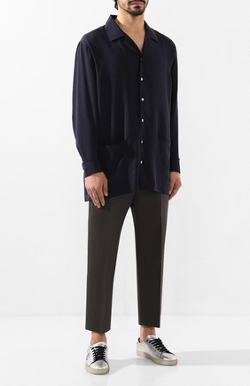 Мужской брюки JIL SANDER серого цвета по цене 34400 руб., арт. JSMP310231-MP451000 | Фото 2 Мужской брюки JIL SANDER серого цвета, арт. JSMP310231-MP451000 | Фото 2