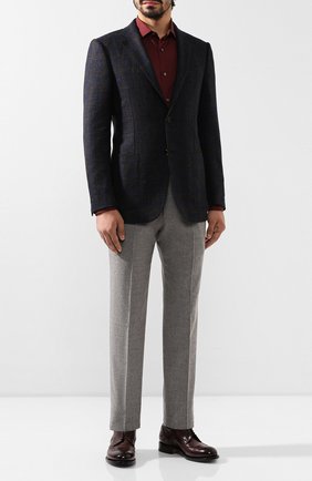Мужская хлопковая сорочка ERMENEGILDO ZEGNA бордового цвета по цене 21450 руб., арт. UTX35/SRF5 | Фото 2 Мужская хлопковая сорочка ERMENEGILDO ZEGNA бордового цвета, арт. UTX35/SRF5 | Фото 2