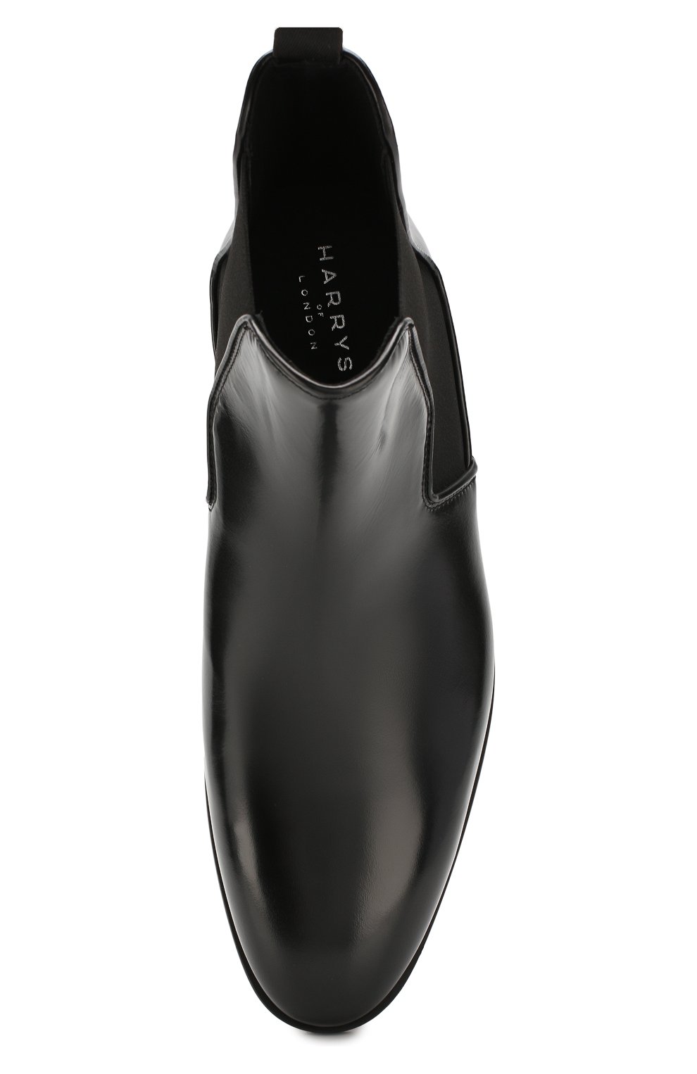 Мужские кожаные челси HARRYS OF LONDON черного цвета, арт. MARK F SATIN CALF | Фото 5 (Материал внутренний: Натуральная кожа; Материал утеплителя: Без утеплителя; Статус проверки: Проверено, Проверена категория; Подошва: Плоская; Мужское Кросс-КТ: Сапоги-обувь, Челси-обувь)