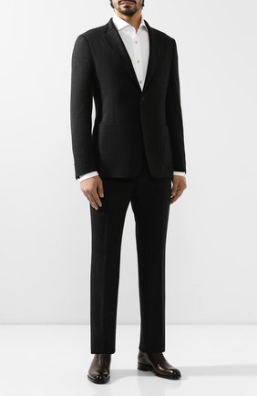Мужской шерстяной костюм Z ZEGNA темно-серого цвета по цене 136000 руб., арт. 625701/2XPYGX | Фото 1 Мужской шерстяной костюм Z ZEGNA темно-серого цвета, арт. 625701/2XPYGX | Фото 1