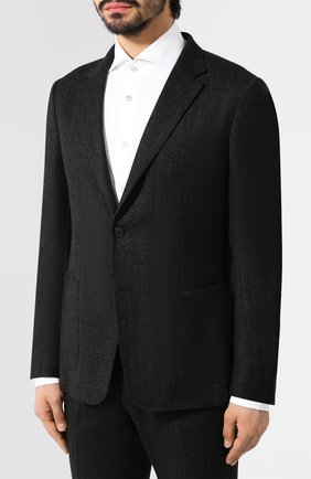 Мужской шерстяной костюм Z ZEGNA темно-серого цвета по цене 136000 руб., арт. 625701/2XPYGX | Фото 2 Мужской шерстяной костюм Z ZEGNA темно-серого цвета, арт. 625701/2XPYGX | Фото 2