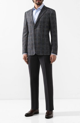 Мужская хлопковая сорочка ERMENEGILDO ZEGNA светло-голубого цвета по цене 20750 руб., арт. 601262/9MS0PA | Фото 2 Мужская хлопковая сорочка ERMENEGILDO ZEGNA светло-голубого цвета, арт. 601262/9MS0PA | Фото 2