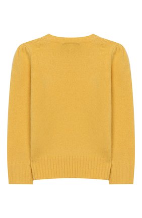 Детский пуловер из шерсти и кашемира POLO RALPH LAUREN желтого цвета по цене 7995 руб., арт. 311751019 | Фото 2 Детский пуловер из шерсти и кашемира POLO RALPH LAUREN желтого цвета, арт. 311751019 | Фото 2