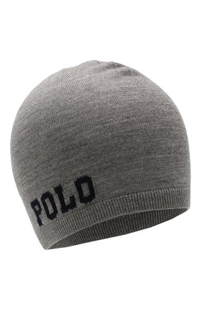 Детского шерстяная шапка POLO RALPH LAUREN серого цвета по цене 4305 руб., арт. 322751591 | Фото 1 Детского шерстяная шапка POLO RALPH LAUREN серого цвета, арт. 322751591 | Фото 1