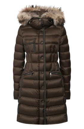 Пуховик Moncler Hermifur | Фото №1 Пуховик Moncler Hermifur | Фото №1