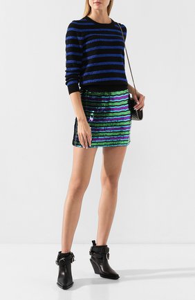 Женская пуловер MARC JACOBS (THE) синего цвета по цене 33350 руб., арт. M4008440 | Фото 2 Женская пуловер MARC JACOBS (THE) синего цвета, арт. M4008440 | Фото 2