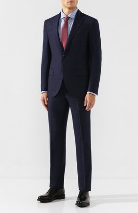 Мужская хлопковая сорочка CORNELIANI голубого цвета по цене 18750 руб., арт. 84P002-9811436/00 | Фото 2 Мужская хлопковая сорочка CORNELIANI голубого цвета, арт. 84P002-9811436/00 | Фото 2