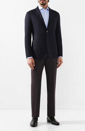 Мужская хлопковая сорочка CORNELIANI голубого цвета по цене 17150 руб., арт. 84P002-9811624/00 | Фото 2 Мужская хлопковая сорочка CORNELIANI голубого цвета, арт. 84P002-9811624/00 | Фото 2