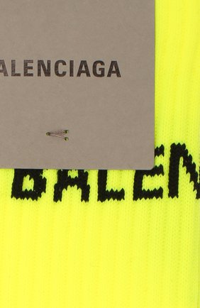 Мужские носки BALENCIAGA желтого цвета по цене 6840 руб., арт. 585526/479B0 | Фото 2 Мужские носки BALENCIAGA желтого цвета, арт. 585526/479B0 | Фото 2