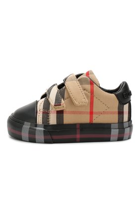 Детские текстильные кеды BURBERRY разноцветного цвета по цене 13600 руб., арт. 8017486 | Фото 2 Детские текстильные кеды BURBERRY разноцветного цвета, арт. 8017486 | Фото 2