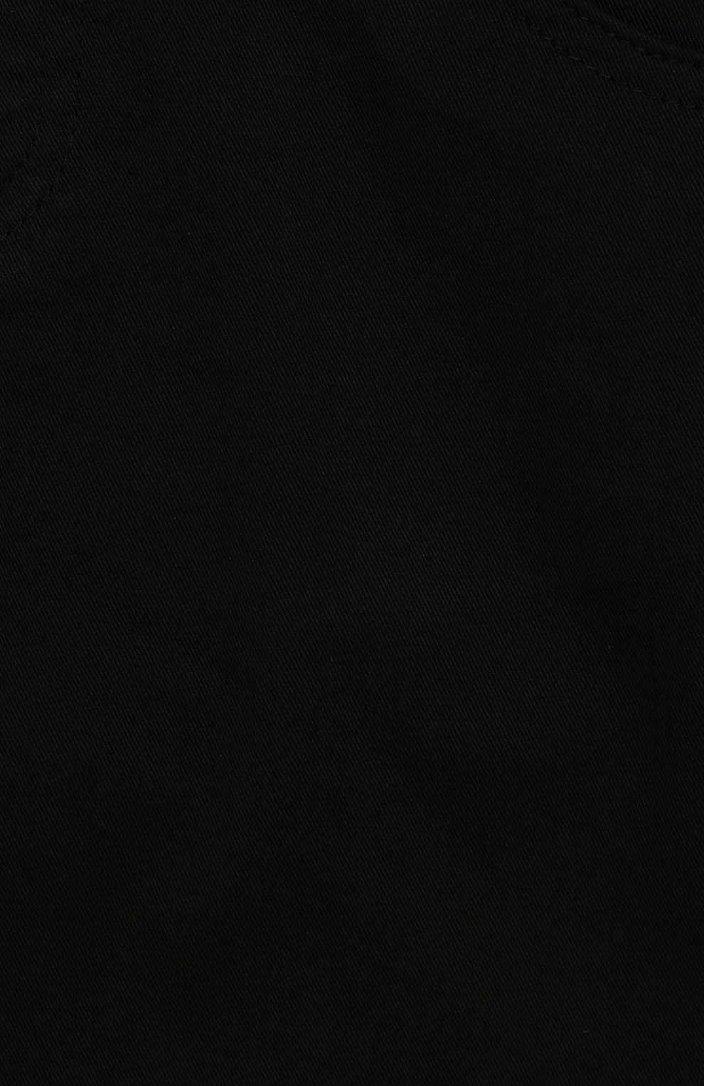 Детские джинсы VERSACE черного цвета, арт. YC000155/YA00322/6A | Фото 3 (Детали: Декор, Однотонный; Материал внешний: Хлопок; Кросс-КТ: джинсы; Статус проверки: Проверено)