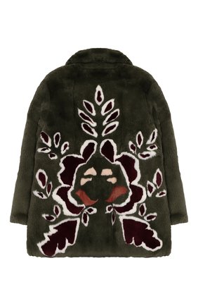 Детская шуба YVES SALOMON ENFANT хаки цвета по цене 95050 руб., арт. 20WEM312LGREVE/8-12 | Фото 2 Детская шуба YVES SALOMON ENFANT хаки цвета, арт. 20WEM312LGREVE/8-12 | Фото 2 (Статус проверки: Проверено, Проверена категория; Рукава: Длинные; Материал подклада: Шелк; Материал внешний: Натуральный мех; Ростовка одежда: 10 - 11 лет | 140 - 146см, 12 лет | 152 см, 8 лет | 128 см)