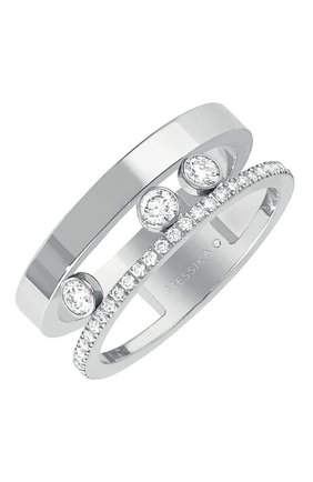 Женские кольцо MESSIKA бесцветного цвета, арт. 06516-WG | Фото 1 (Материал сплава: Белое золото; Драгоценные камни: Бриллианты)