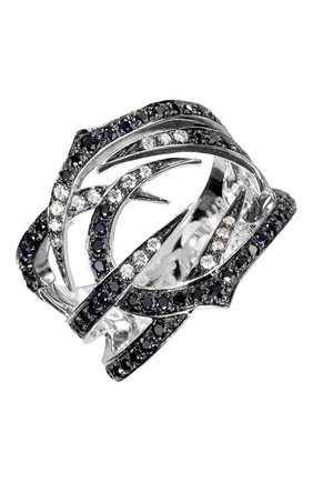 Женские кольцо STEPHEN WEBSTER бесцветного цвета, арт. 3017467 | Фото 1 (Материал сплава: Белое золото; Драгоценные камни: Бриллианты)
