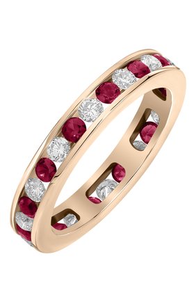 Женские кольцо MERCURY бесцветного цвета, арт. MR22375/RG/1RDRU0.05 | Фото 1 (Драгоценные камни: Бриллианты; Материал сплава: Розовое золото)