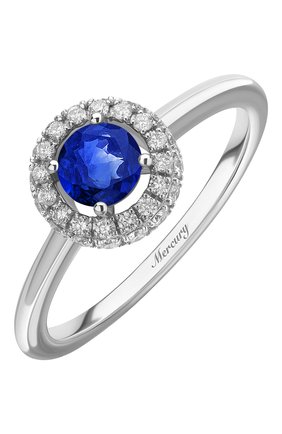 Женские кольцо MERCURY бесцветного цвета, арт. MR22378WDS | Фото 1 (Материал сплава: Белое золото; Драгоценные камни: Бриллианты)