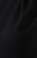 Женский шелковый топ GIORGIO ARMANI синего цвета, арт. 9WHCCZ14/TZ120 | Фото 5 (Материал внешний: Шелк; Рукава: Короткие; Длина (для топов): Стандартные; Статус проверки: Проверено, Проверена категория; Кросс-КТ: с рукавом)