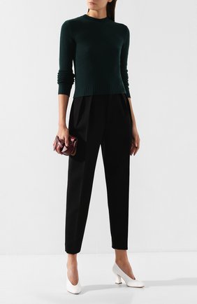 Женская кашемировый пуловер BOTTEGA VENETA зеленого цвета по цене 72850 руб., арт. 571888/VA7T0 | Фото 2 Женская кашемировый пуловер BOTTEGA VENETA зеленого цвета, арт. 571888/VA7T0 | Фото 2