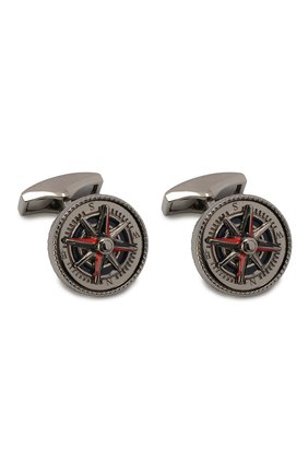 Серебряные запонки Columbus compass | Фото №1 Серебряные запонки Columbus compass | Фото №1