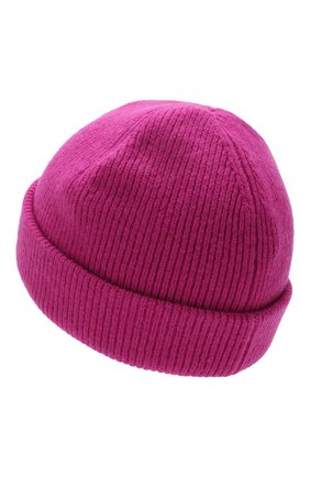 Мужская шерстяная шапка ACNE STUDIOS розового цвета, арт. C40045/M | Фото 2 (Материал: Шерсть, Текстиль; Статус проверки: Проверено, Проверена категория; Кросс-КТ: Трикотаж)