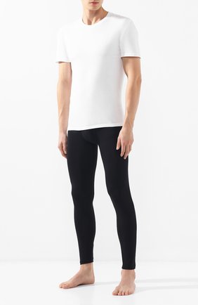 Мужские хлопковые кальсоны EMPORIO ARMANI черного цвета по цене 5185 руб., арт. 111781/9A525 | Фото 2 Мужские хлопковые кальсоны EMPORIO ARMANI черного цвета, арт. 111781/9A525 | Фото 2