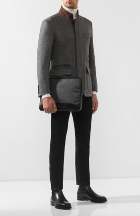 Мужская папка для документов CANALI черного цвета по цене 27550 руб., арт. P325245/NC00082 | Фото 2 Мужская папка для документов CANALI черного цвета, арт. P325245/NC00082 | Фото 2