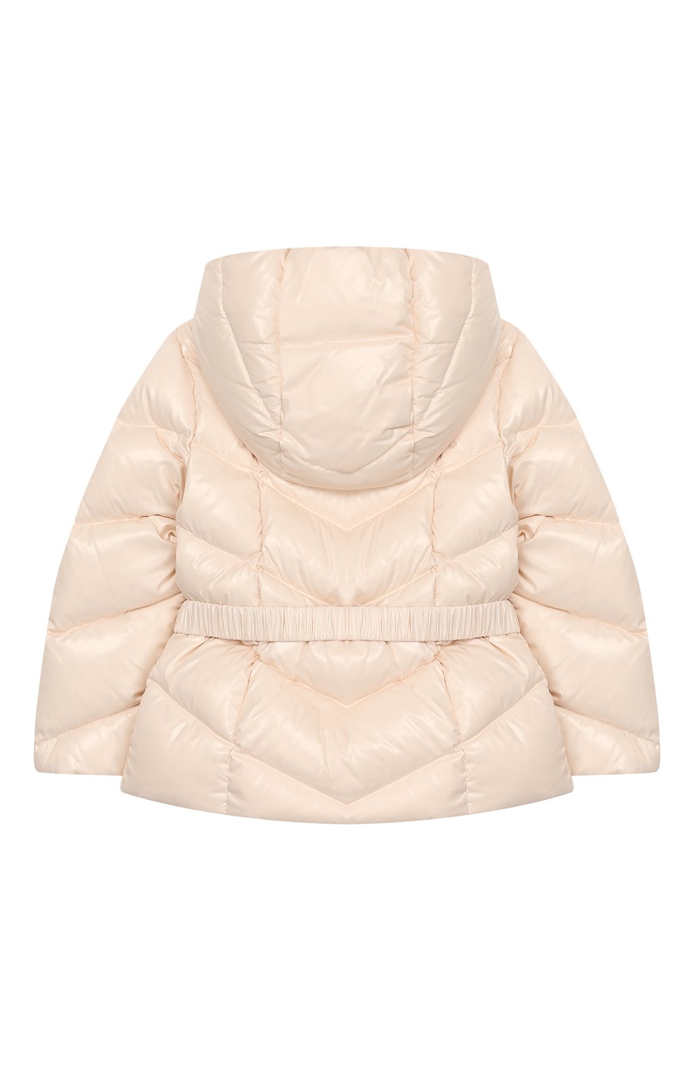 Детский комплект из куртки и комбинезона MONCLER светло-розового цвета по цене 36500 руб., арт. E2-951-75327-05-68950/18M-3A | Фото 3 Детский комплект из куртки и комбинезона MONCLER светло-розового цвета, арт. E2-951-75327-05-68950/18M-3A | Фото 3