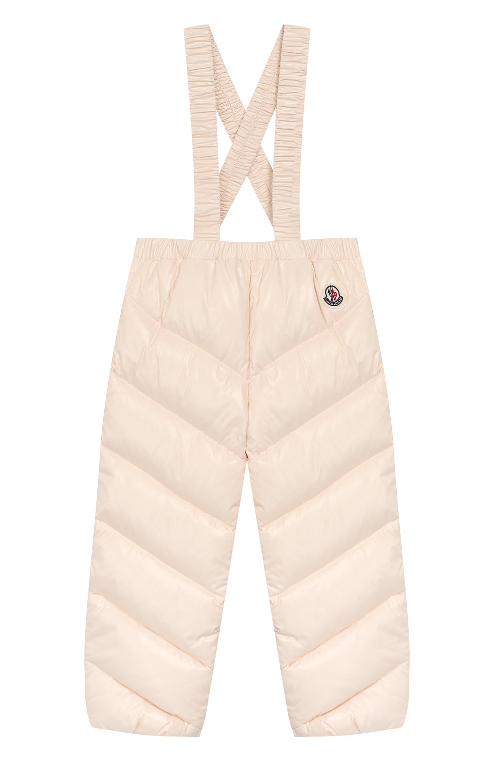 Детский комплект из куртки и комбинезона MONCLER светло-розового цвета по цене 36500 руб., арт. E2-951-75327-05-68950/18M-3A | Фото 4 Детский комплект из куртки и комбинезона MONCLER светло-розового цвета, арт. E2-951-75327-05-68950/18M-3A | Фото 4